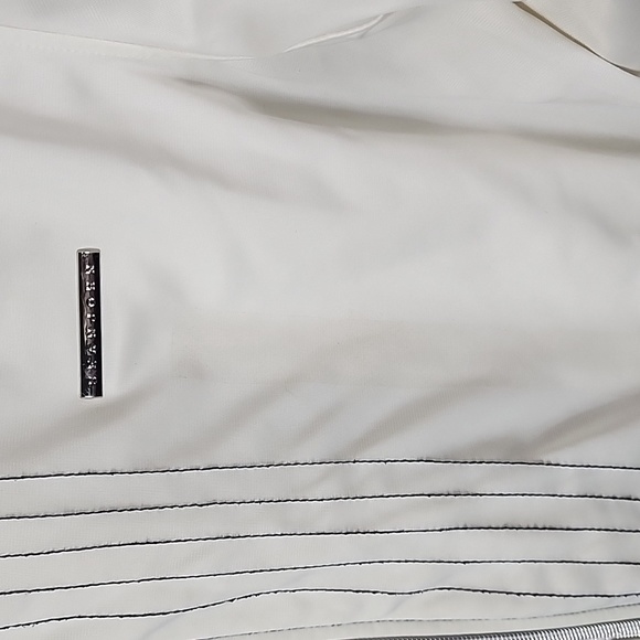 Vintage SEAN JOHN Mens Large Track Jacket Off White Full Zip Long Sleeve - Picture 4 of 8